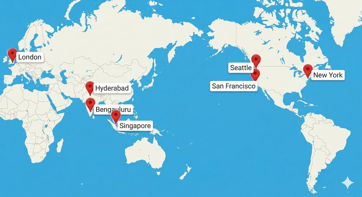 Global classroom locations